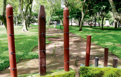 Postes de madera plástica